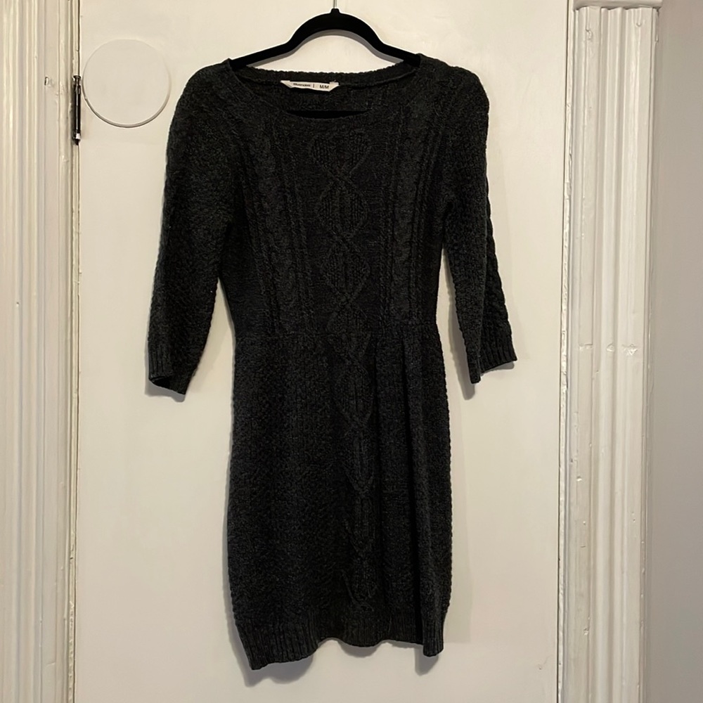Grey Sweater Dress